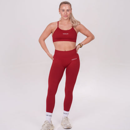 Empower Legging - Cherry