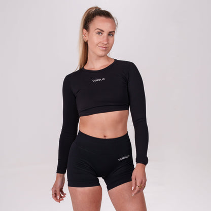 Backless Longsleeve - Noir